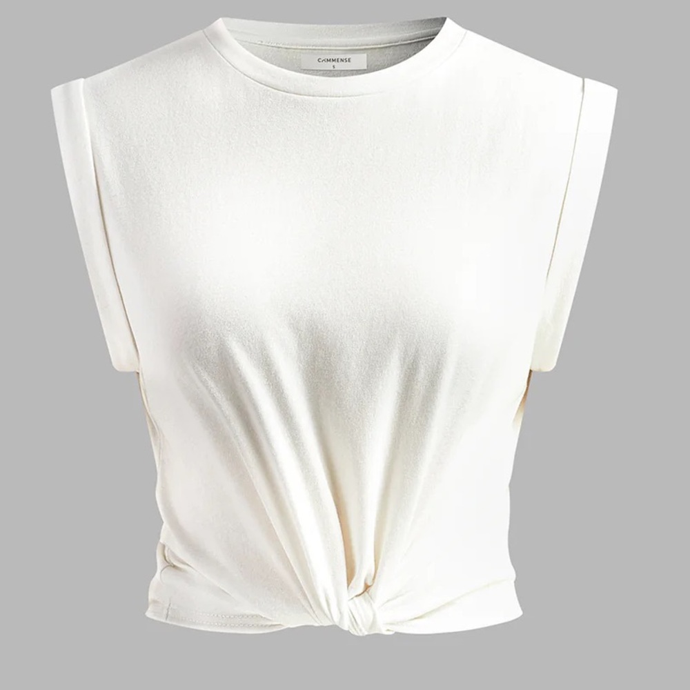 140 Cotton Knotted T-Shirt